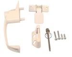 Barton Kramer Powder Coated White Aluminum Patio Door Handle Set 4 X 1.25. Fixed Price $13.41.