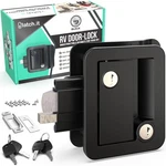 Latch.it Black Rv Door Lock Replacement Allmetal Handle 2.75X3.75 Hole. Fixed Price $50.83.