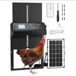 Vevor Solar Automatic Chicken Coop Door Opener Lcd 100FT Remote Control Timer. Fixed Price $54.99.