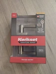 Kwikset Perth Locking Privacy Bed/bath Door Lever Satin Nickel 97301-046 New. Fixed Price $23.99.