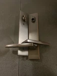 Emtek 17B1US10BLH Hermes Modern Door Lever Set, Keyed Entry, Oil Rubbed Bronze. Fixed Price $238.99.
