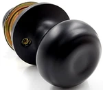 Miseno MLK4050BK Matte Black Druid Ridged Ball Passage Door Knob Set. Fixed Price $14.97.