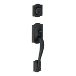 Schlage Camelot Aged Bronze Outside Handleset F58CAM716. Fixed Price $63.00.