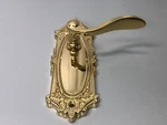 Grandeur Victorian Brass Rose Right Handed Single Dummy Door Lever 821860. Fixed Price $22.64.