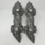 Vtg Pair Matching Ornate Victorian Door Back Plate Escutcheons Hardware Gim 1372. Fixed Price $119.99.