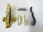 Segal SE26000 Left-handed Entrance Mortise Lockset, Polished Brass Scuffed. Fixed Price $42.99.