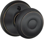 Schlage F170-GEO-716 Georgian Non-turning One-sided Dummy Door Knob Aged Bronze. Fixed Price $13.99.