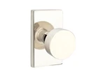 Emtek Privacy Rectangular Rosette With Round Knob Polished Nickel. Fixed Price $124.99.