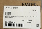 Emtek 211514 Privacy Rectangular Pocket Door Mortise Lock US14 Polished Nickel. Fixed Price $179.99.