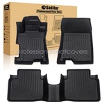 Fits 2008-2012 Honda Accord Sedan Tpe 3D Front & 2ND Row Floor Mats Liner Black. Fixed Price $62.69.