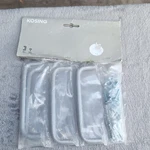 Ikea Bar Pull Cabinet Handles 6 Pack Silver Brushed Metal 128MM Includes Screws. Fixed Price $21.14.
