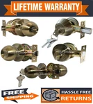 Constructor Door Lock Knob Entry Privacy Passage Dummy Single Double Cylinder. Fixed Price $14.98.
