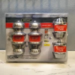 Defiant Hartford Entry & Deadbolt Keyed Alike Satin Nickel New Doorknobs. Fixed Price $34.99.