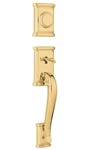 Kwikset Ashfield 802ADHLIP-L03 Dummy Exterior Handleset Lifetime Polished Brass. Fixed Price $139.98.