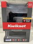 Kwikset Tripoli Matte Black Exterior Keyed Entry Door Handle Smart Security. Fixed Price $48.00.