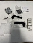 Baldwin FD.SQU.R.CSR.190, Full Dummy Lever Contemporary Square Rose, Satin Black. Fixed Price $65.00.