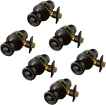 6-PACK Oil Rubbed Bronze Privacy Door Knobs For Bedrooms & Bathrooms. Fixed Price $116.99.