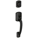 Schlage Greenwich Exterior Half Of Handleset Lever, Aged B. Fixed Price $173.75.