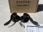 Emtek Dummy Lever Door Handle Oil Rubbed Bronze Rosette No Latch. Fixed Price $20.00.