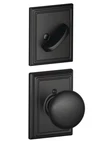 Schlage F59 622 Add Plymouth Single Cylinder Interior Pack Matte Black. Fixed Price $21.99.
