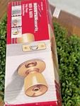 Mountain Security 3130-105 Tulip Privacy Door Knob Bed Bath Polished Brass New. Fixed Price $14.97.