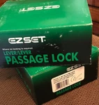 Ez Set BP-501TZ-RY US15 Satin Nickel Passage Lock #0371 Lever Usa. Fixed Price $29.66.