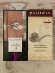 351 Tbl Baldwin Tobin Inactive Dummy Right Or Left Lever Satin Nickel (scuffs). Fixed Price $16.49.