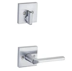 Kwikset Lisbon 968LSLSQT-15 Satin Nickel Dummy Interior Pack W/square Rosette. Fixed Price $23.96.
