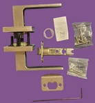 Kwikset Satin Nickel Easy Install Reversible Hall & Closet Door Lever Nwb. Fixed Price $20.00.
