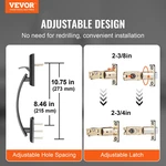 Double Door Handle Set, For Office Front. Fixed Price $84.72.
