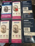 Schlage Accent Lever Satin Nickel Camelot Trim Right Handed Dummy Knob. Fixed Price $6.00.