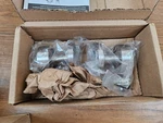 Emtek Assa Abloy Dummy Satin Nickel Round 5059ROUUS15 Rosette $163.99 Retail New. Fixed Price $67.99.