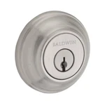 Baldwin DCTRD150 .6L.DS.CKY.KD Traditional Round Double Cylinder Deadbolt, Satin. Fixed Price $110.62.