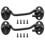 Hook And Eye Gate Latch, 2 Pack Barn Door With Mounting Screws, Stain. Fixed Price $21.93.
