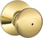 Schlage F40 Ply 605 Knob Lockset,mechanical,privacy,grd. 2. Fixed Price $17.99.