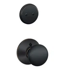 Schlage Plymouth F94PLY716 Aged Bronze One-sided Dummy Interior Pack. Fixed Price $22.17.