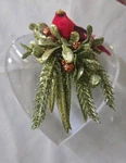 Ganz Kissing Krystal Acrylic Christmas Mistletoe Classic Cross Heart Ball Set 3. Fixed Price $19.99.