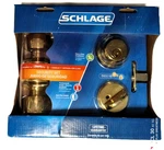 Schlage FB50 V Bel 505 605 Security Set-keyed 1 Side Bright Brass Factory Sealed. Fixed Price $43.00.