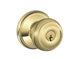 Schlage Georgian Knob Keyed Entry Lock, F51A. Fixed Price $20.99.