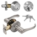 Dynasty Front Door Entry Keyed Lever Single Cylinder Deadbolt Same Combo Set. Fixed Price $45.00.