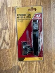 Ace 5414776 Pushbutton Keyed Latch Handle Set Screen Storm Door Black. Fixed Price $19.75.