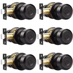 Probrico 6 Pack Passage Door Knobs Oil Rubbed Bronze Hallway/closet. Fixed Price $63.21.