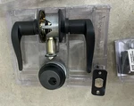 Parts: Schlage Keyed Entry Aged Bronze Door Lever Single Cyl Deadbolt Combo Pack. Fixed Price $5.99.