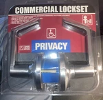 Tell Manufacturing CL100017 Brushed Chrome Privacy Lever. Fixed Price $50.00.