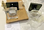 Emtek Passage Modern Square Glass Knob With Rosette 5110MSCUS19. Fixed Price $169.99.