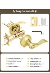 New Privacy Antique Brass Lever Handle Door Locks Knobs For Bedroom Bathroom. Fixed Price $22.99.