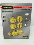 Defiant Brandywine 2 Single Cylinder Deadbolt, Keyed Entry Knob Brass Finish. Fixed Price $49.99.