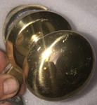 Baldwin Solid Polished Brass Passage Door Knob 2-3/4 Backset Heavy 2# 14OZ. Fixed Price $24.99.
