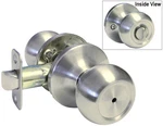 House Guard Privacy Satin Nickel Round Door Knob Lock Brushed Bedroom Bathroom. Fixed Price $11.99.