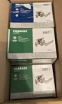 5 Pack, Shield Security Passage Lockset Grade 3 Straight-lever Satin Nickel. Fixed Price $45.00.